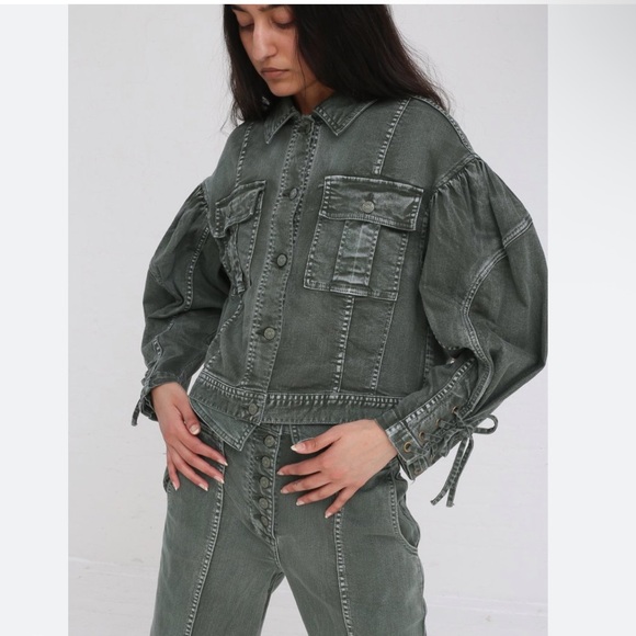 Ulla Johnson Atticus Denim Jacket - Picture 3 of 5